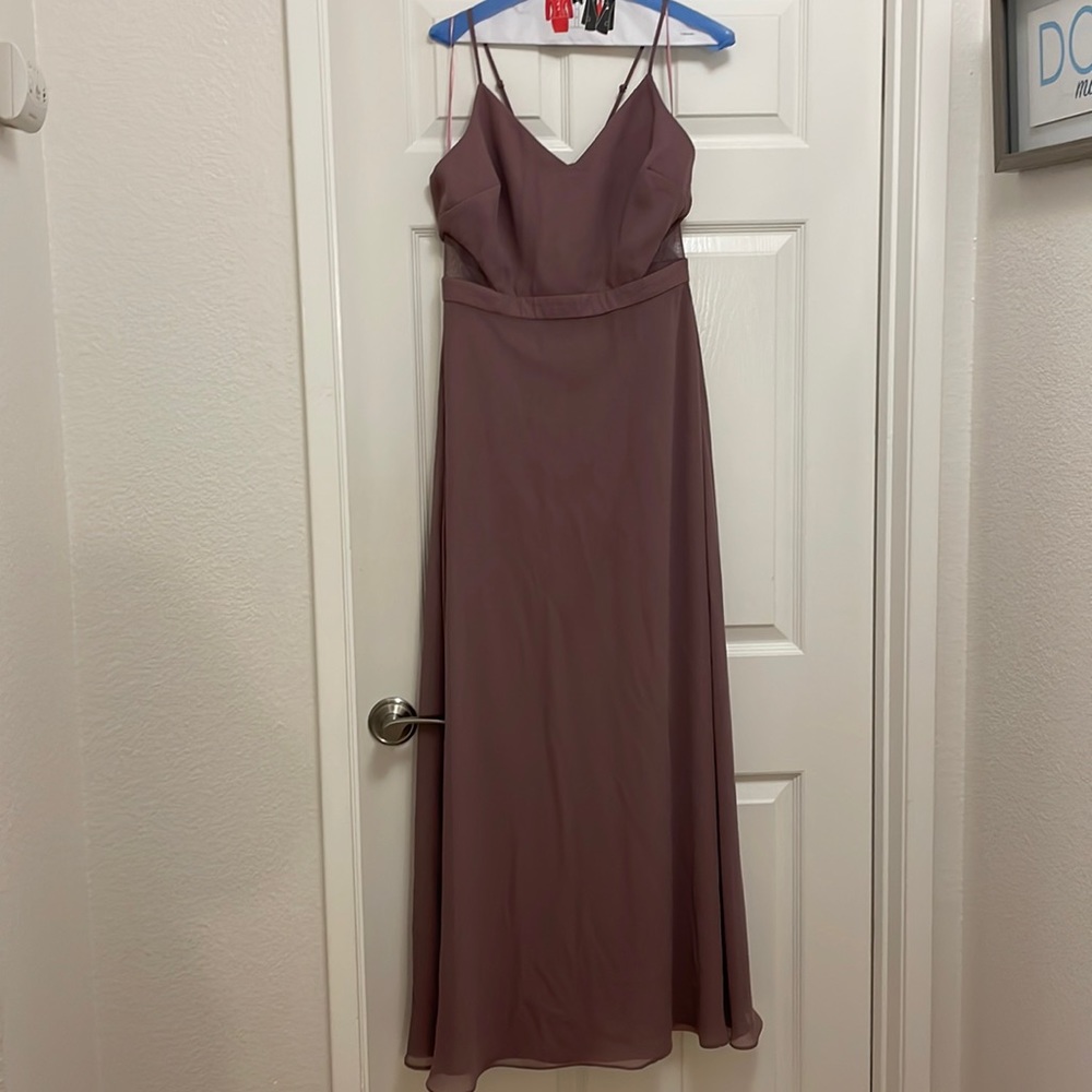 Birdy grey lin dress - dark mauve NEVER WORN